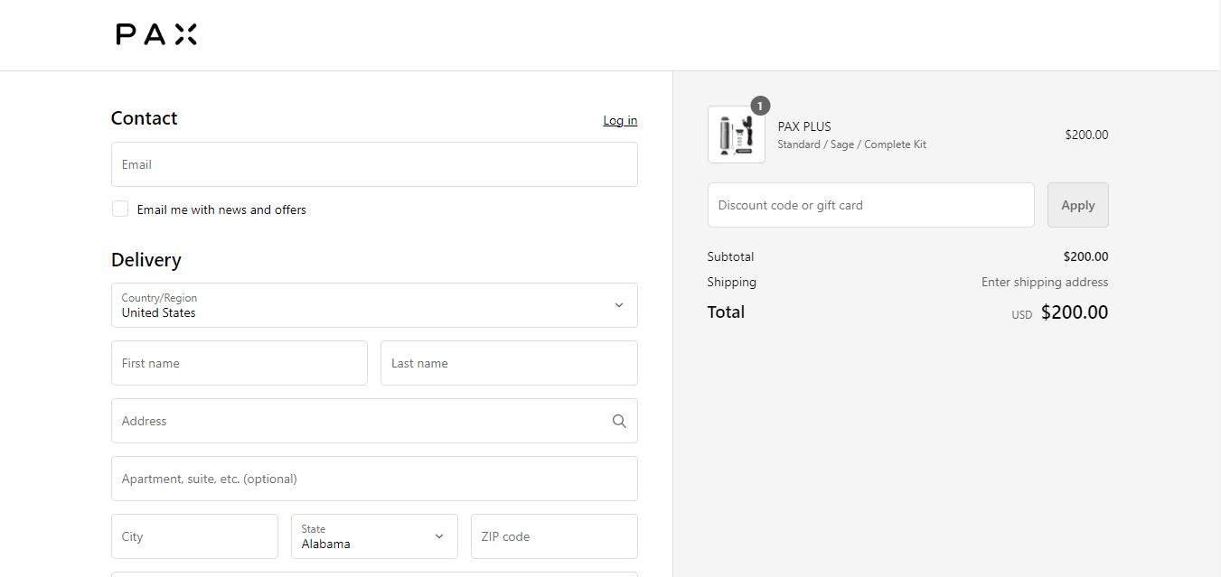 How to apply PAX coupon code